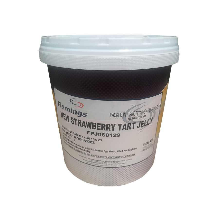 Strawberry Tart Piping Jelly 12.5KG Kent Foods Direct